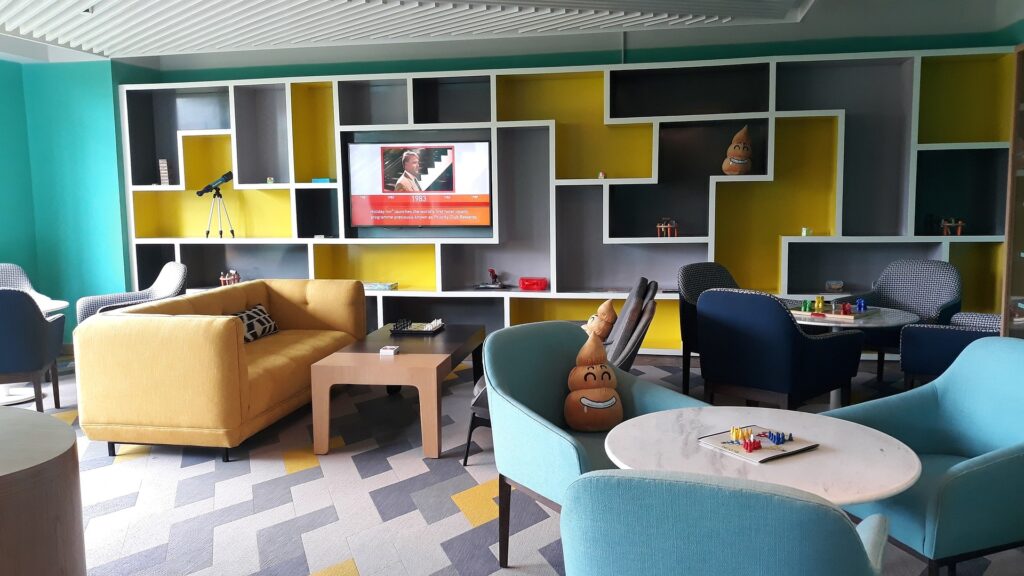 hotel lobby
